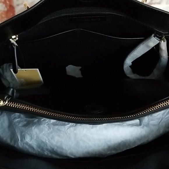 New Michael Kors Cece Ribbon Chain Leather Tote - Picture 11 of 11